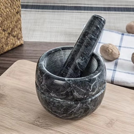 Natural Stone Style Mortar Pestle Set