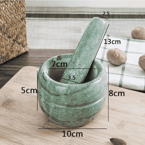 Natural Stone Style Mortar Pestle Set