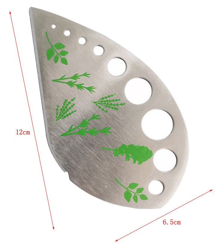 9-Hole Multifunctional Herb Cutter/Stripper