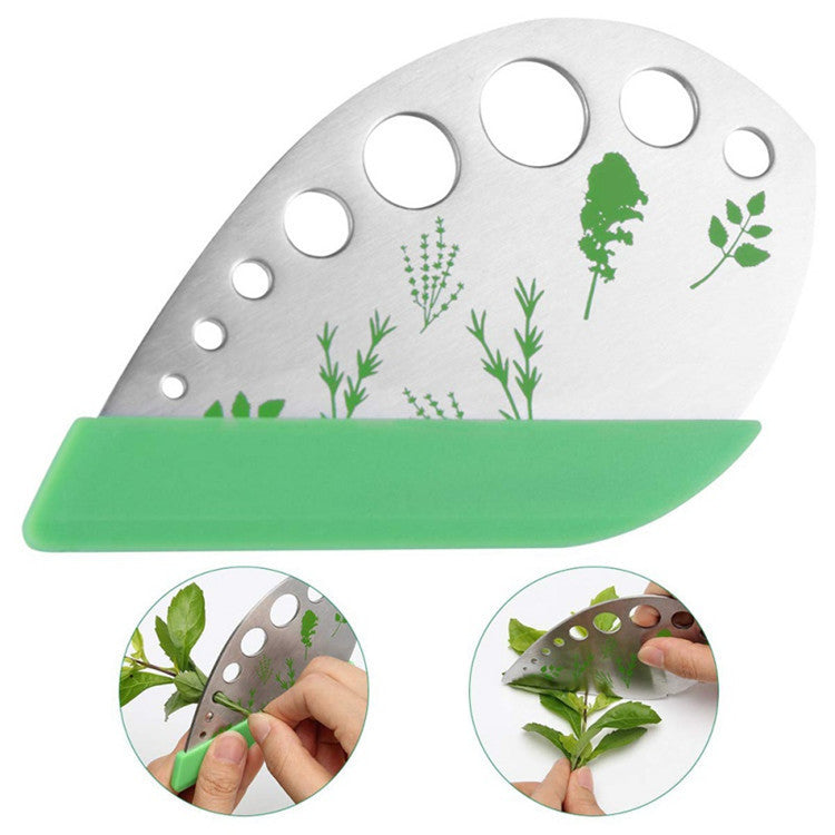 9-Hole Multifunctional Herb Cutter/Stripper