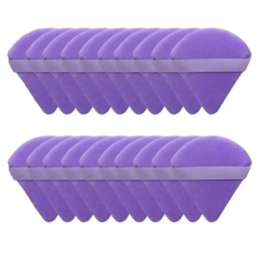 20pcs Velour Triangle Makeup Sponges