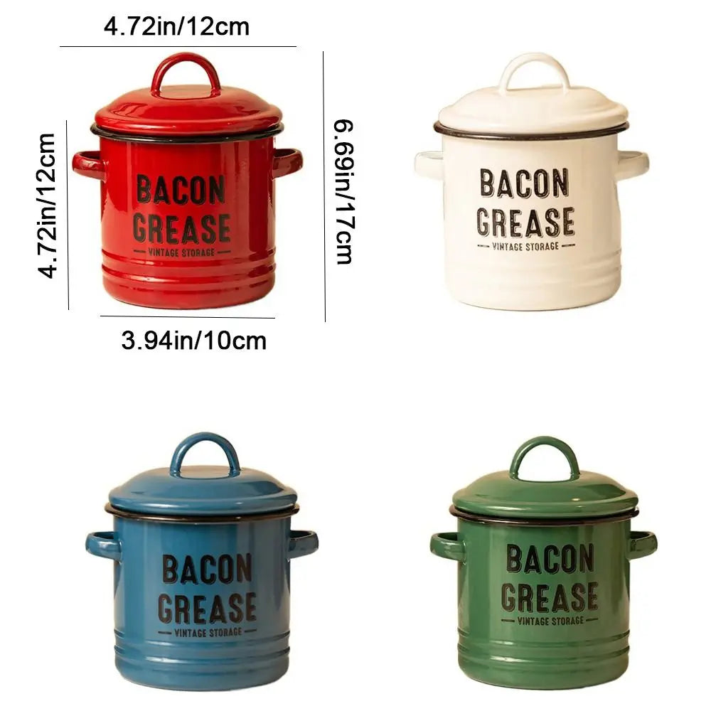 Bacon Grease Saver With Strainer