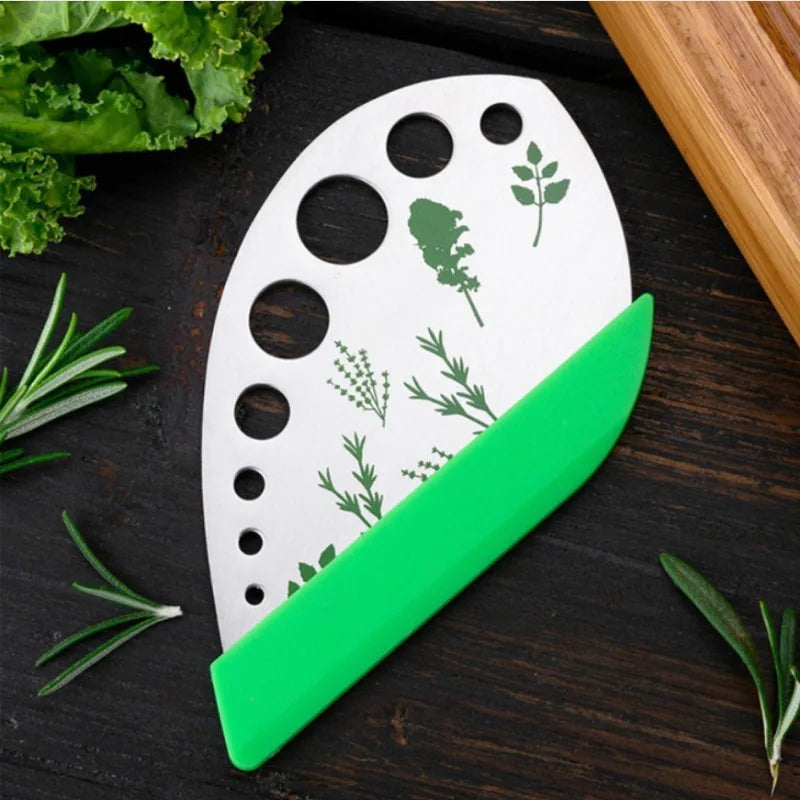 9-Hole Multifunctional Herb Cutter/Stripper