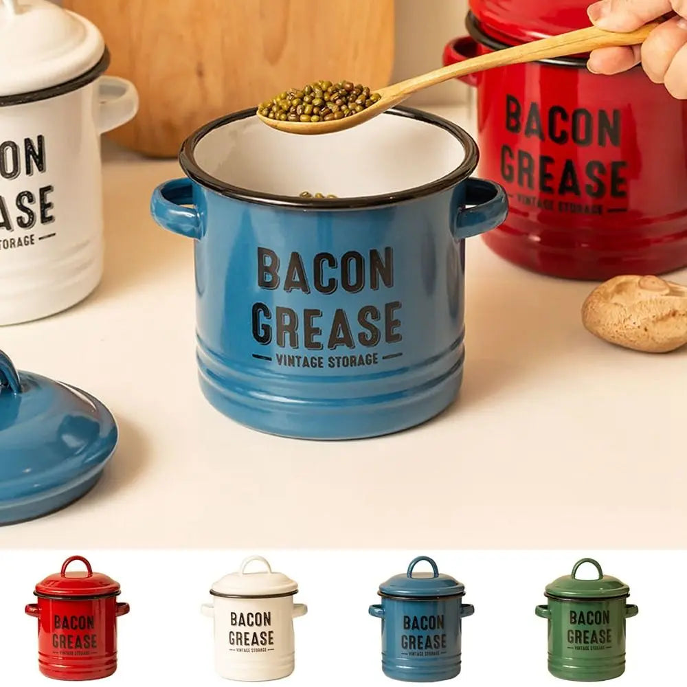 Bacon Grease Saver With Strainer