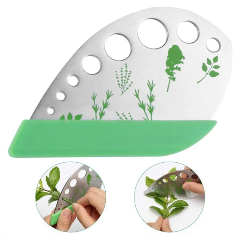 9-Hole Multifunctional Herb Cutter/Stripper