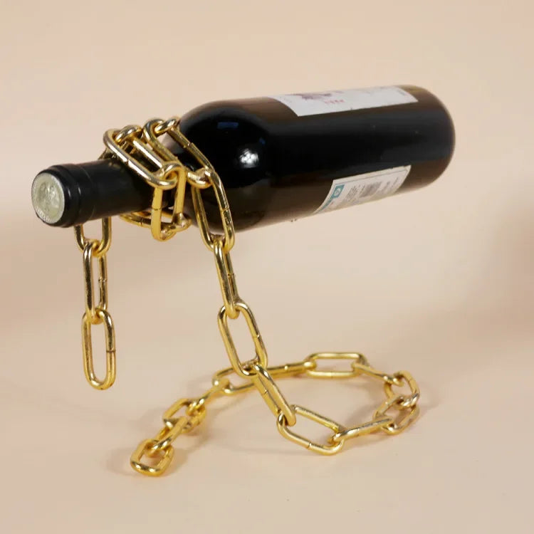 Magical Suspension Iron Chain Wine Rack