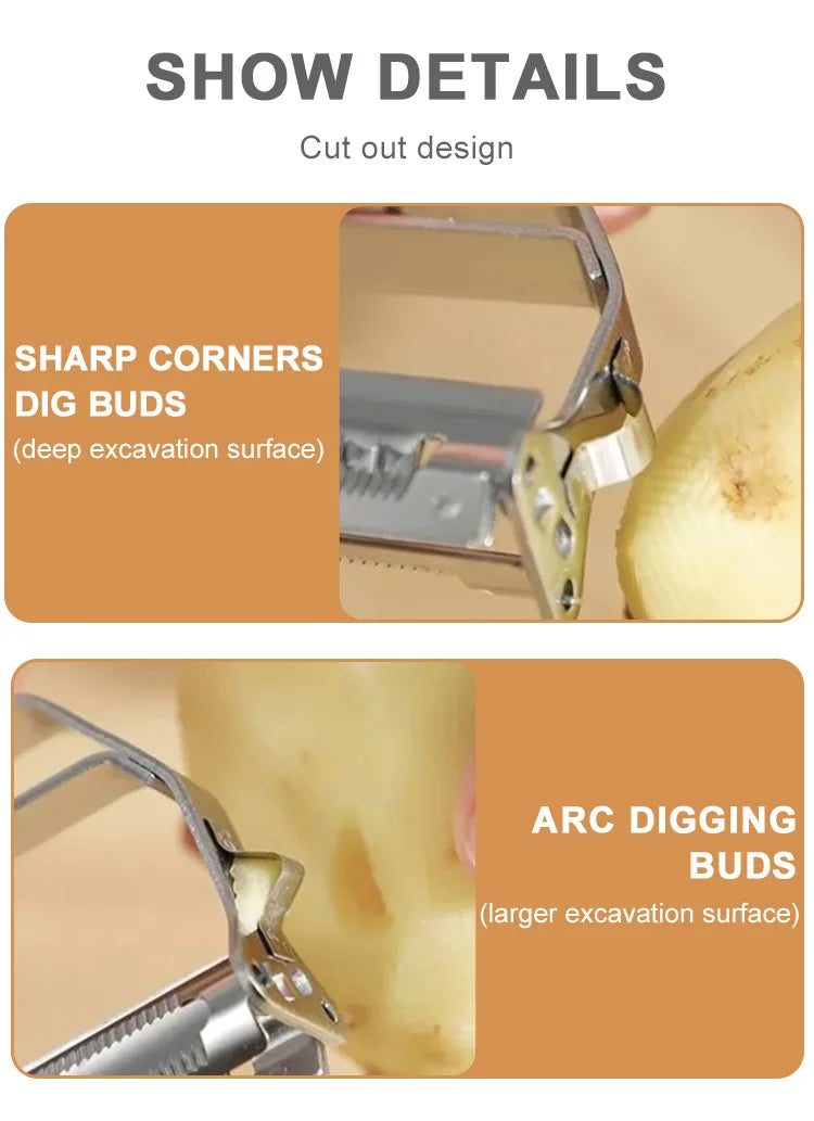 easy peeler extraction bud picker vegetable kitchen tool 