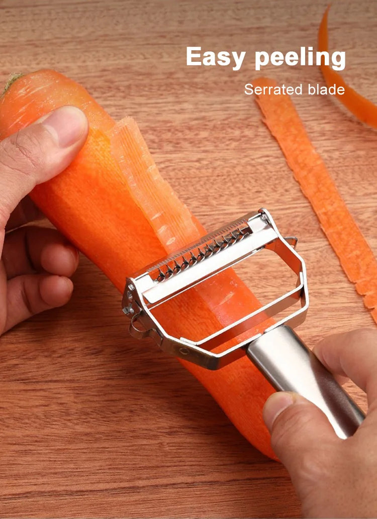 serrated vegetable peeler knife kitchen tool
